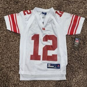 New York Giants White Reebok On Feild Jersey Smith #12 Size Youth Small NWT